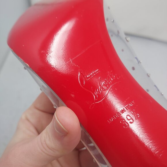 Christian Louboutin Jelly Strass Bow Wedding Crystal PVC Pump - Picture 5 of 9